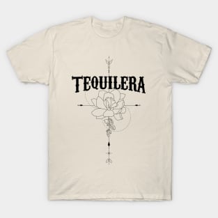 Tequilera - Flower design T-Shirt